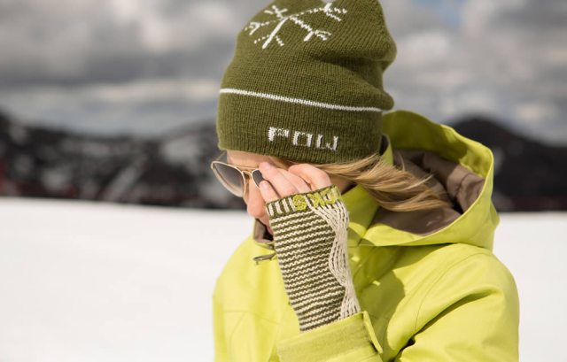 Snowflake Hat 1.Green-Pow-hat